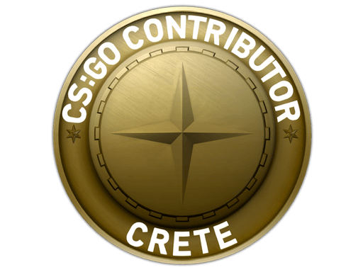 Crete Map Coin
