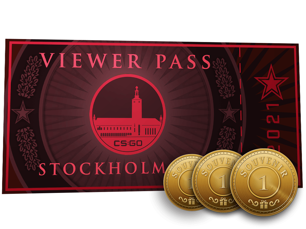Stockholm 2021 Viewer Pass + 3 Souvenir Tokens