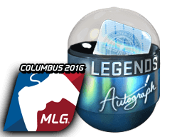 Autograph Capsule (Legends Foil MLG Columbus 2016)