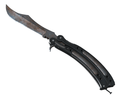 Butterfly Knife (Rust Coat)