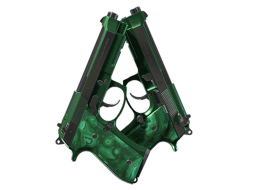Dual Berettas (Polished Malachite)