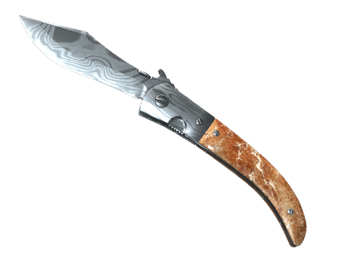 Navaja Knife (Damascus Steel)