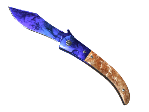 Navaja Knife (Doppler Sapphire)