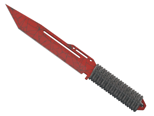 Paracord Knife (Crimson Web)