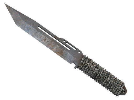 Paracord Knife (Rust Coat)