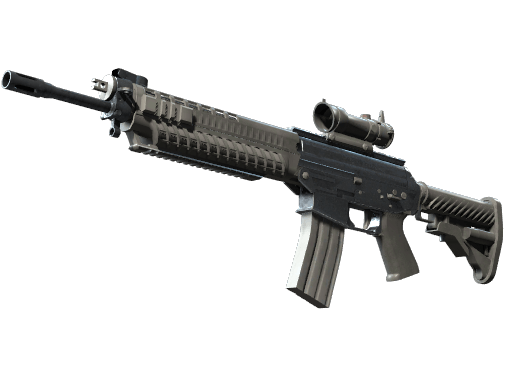 SG 553 (Damascus Steel)