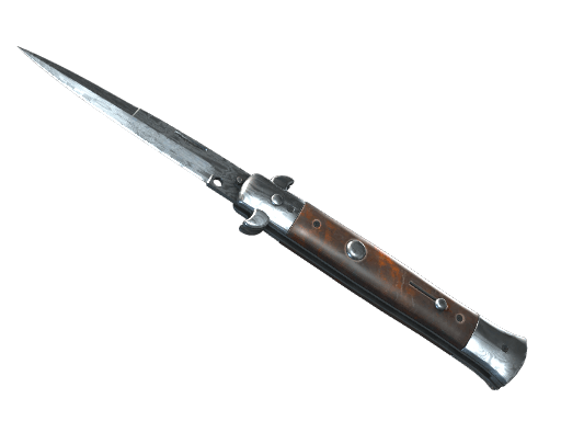 Stiletto Knife (Damascus Steel)