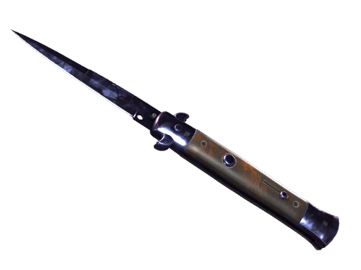 Stiletto Knife (Doppler Black Pearl)