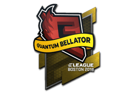 Quantum Bellator Fire Stickers